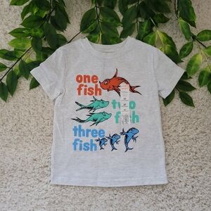 Toddler Boy Dr. Seuss One Fish Two Fish Three Fish Shirt (2T)